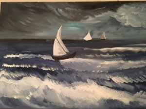 "Anime a Vela" - SILVIA BORSARI Painter