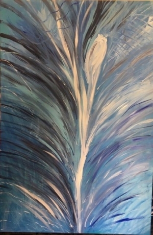 "L'Angelo" - SILVIA BORSARI Painter