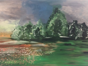 "Profondo Verde" - SILVIA BORSARI Painter