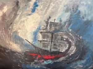 "IL VELIERO OSCURO" - SILVIA BORSARI Painter