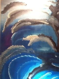 "LA MAREA DELLO SBAGLIO" - SILVIA BORSARI Pittrice