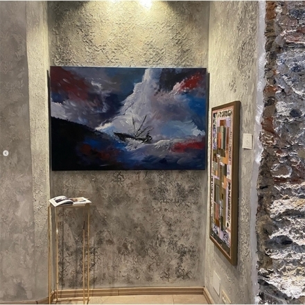 Tempesta e Spirito Libero in mostra a Genova - Silvia Borsari Painter