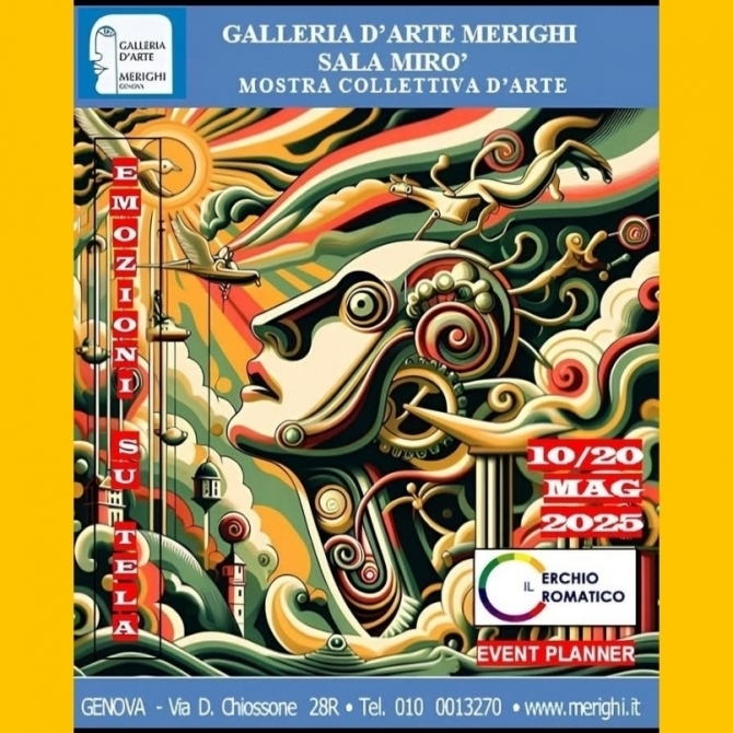 MOSTRA COLLETTIVA D'ARTE GENOVA - SILVIA BORSARI Pittrice