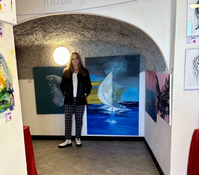 MOSTRA D'ARTE CONTEMPORANEA BOCCADASSE 2025 - SILVIA BORSARI Pittrice