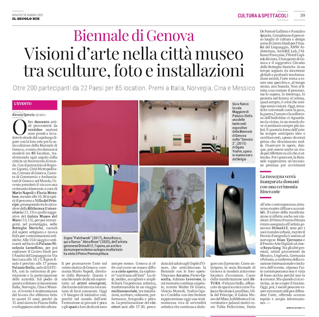 6^ BIENNALE DI GENOVA 2025 - SILVIA BORSARI Pittrice
