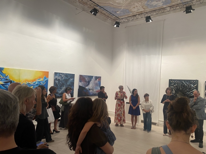 VERNISSAGE SATURA | PALAZZO STELLA GENOVA - SILVIA BORSARI Pittrice