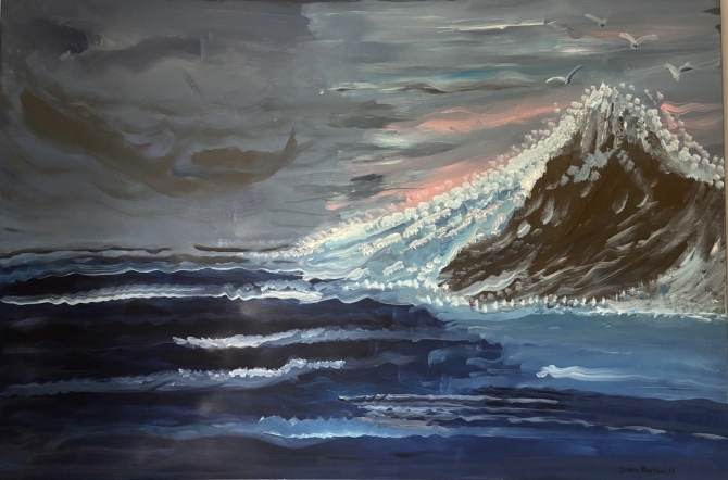 MOSTRA COLLETTIVA A BOCCADASSE - SILVIA BORSARI Pittrice