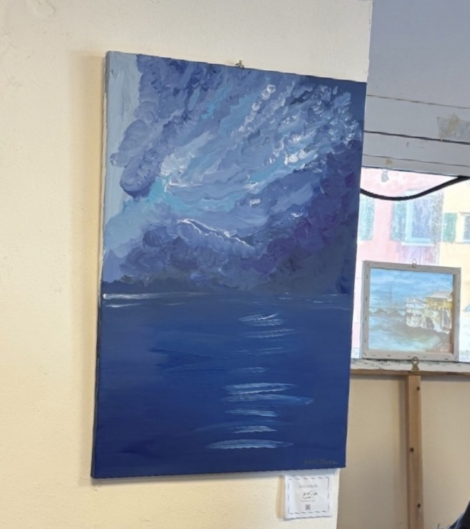 MOSTRA COLLETTIVA A BOCCADASSE - SILVIA BORSARI Pittrice