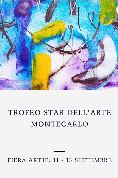 TROFEO STAR DELL'ARTE MONTECARLO - SILVIA BORSARI Painter 