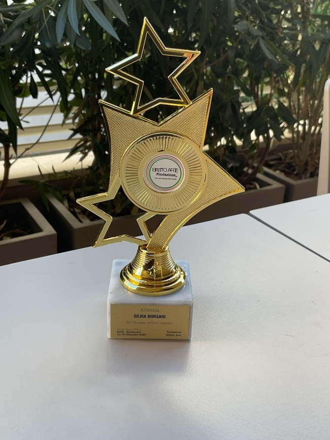 TROFEO STAR DELL'ARTE MONTECARLO - SILVIA BORSARI Painter 