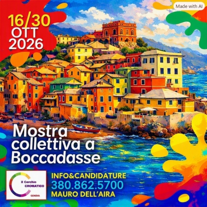 MOSTRA COLLETTIVA A BOCCADASSE - SILVIA BORSARI Painter 
